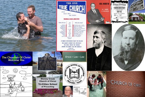 The Church of Christ Cult Collage
